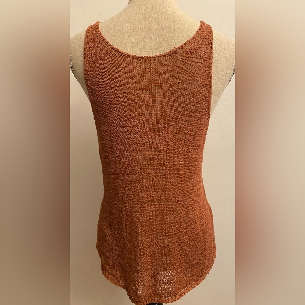 Babaton MEDIUM Knit Tank Top Rust - Picture 8 of 9